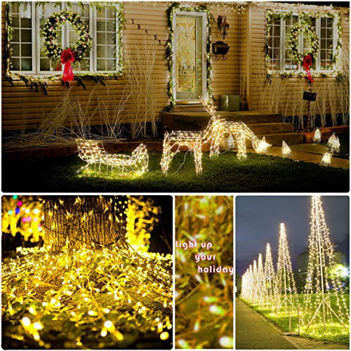 Details about   LED Solar Copper Wire Eight Mode Outdoor Garden Christmas Halloween String Light 